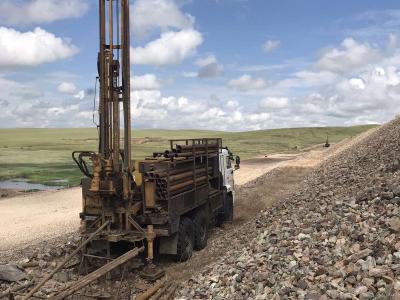 Буровые работы на территории Забайкальского края. Буровые работы на территории Забайкальского края.